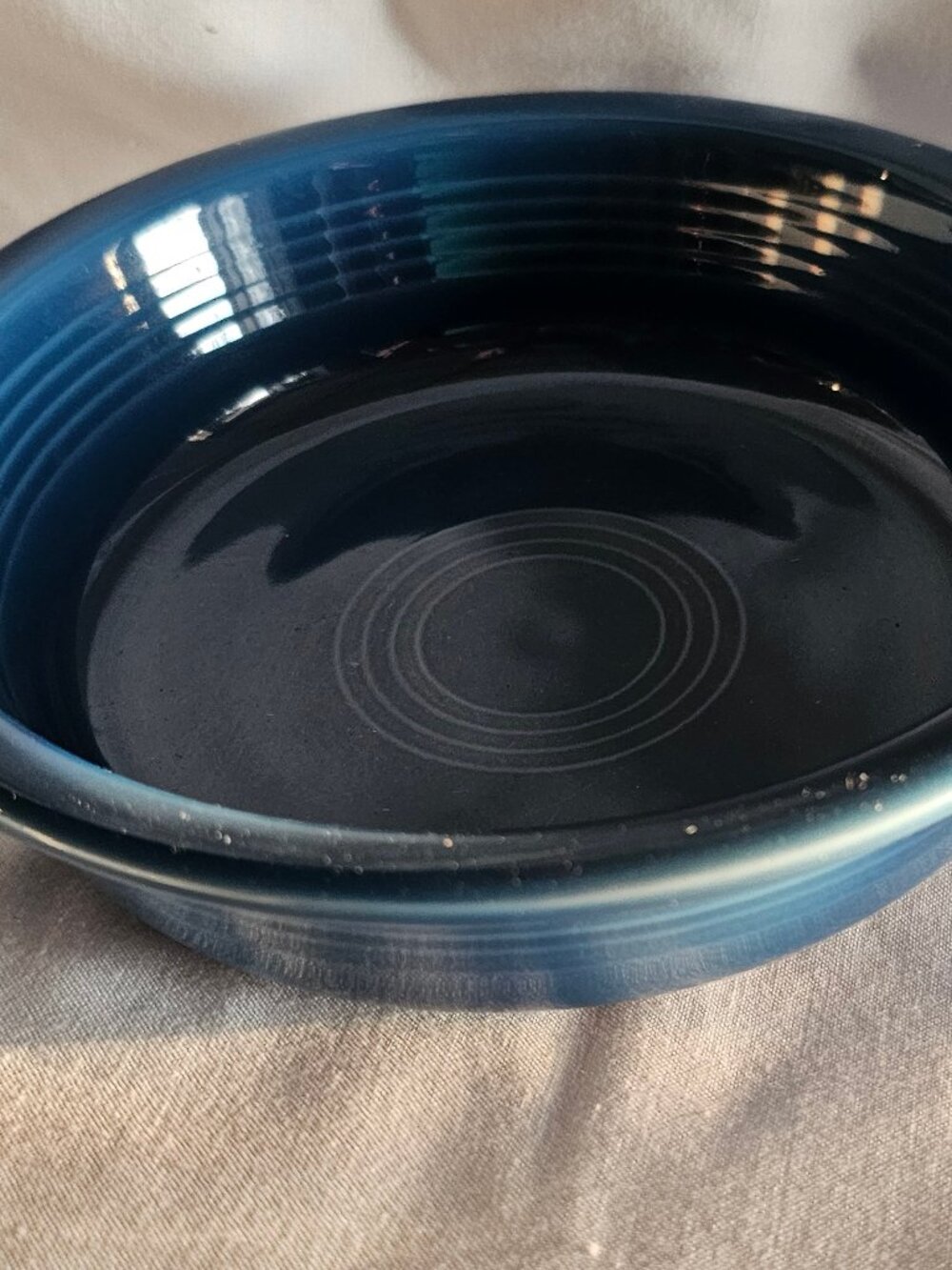 Fiesta Ware 7" Cereal Bowl Homer Laughlin - Blue